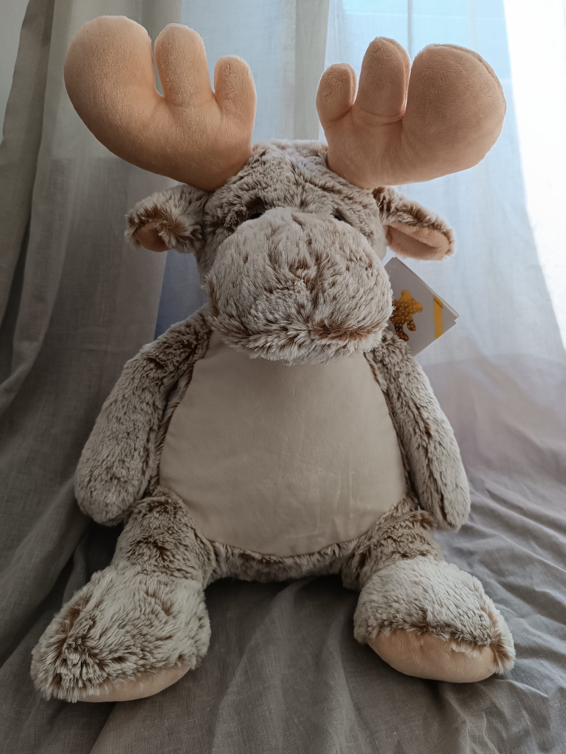 Elch Beige Kuscheltier – Bild 4
