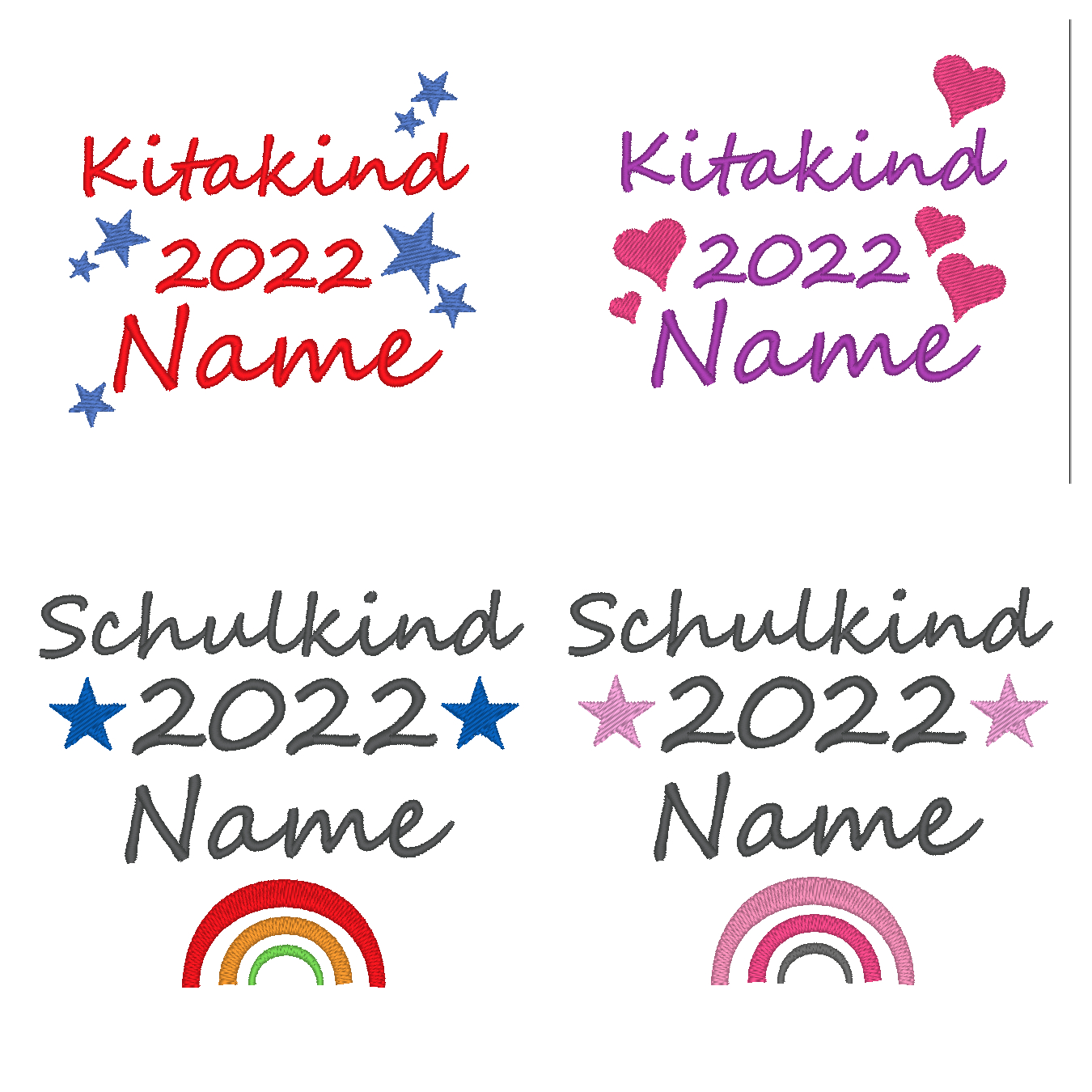 Stickmotiv Kitakind