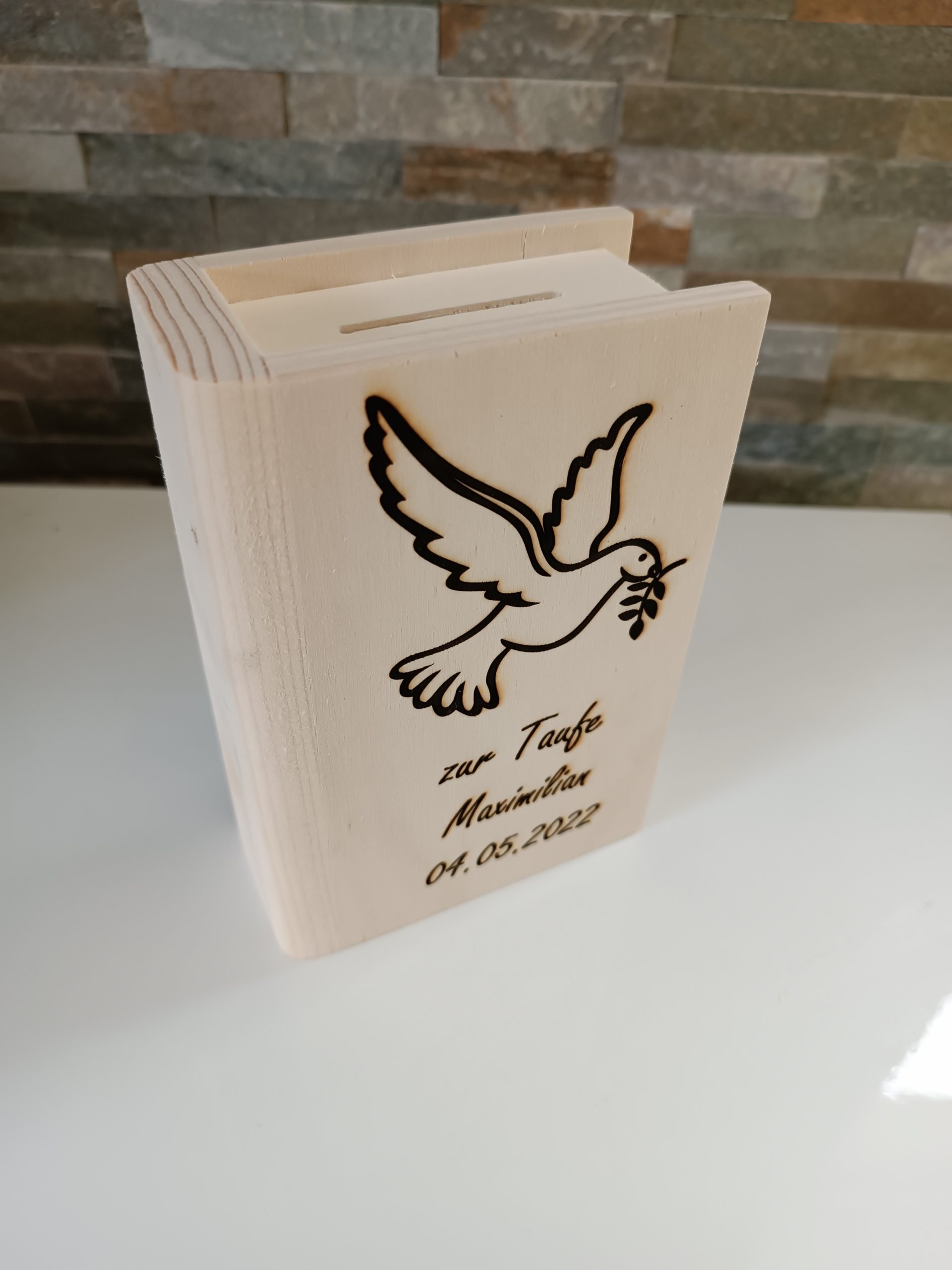 Personalisierte Buch Spardose – Bild 2