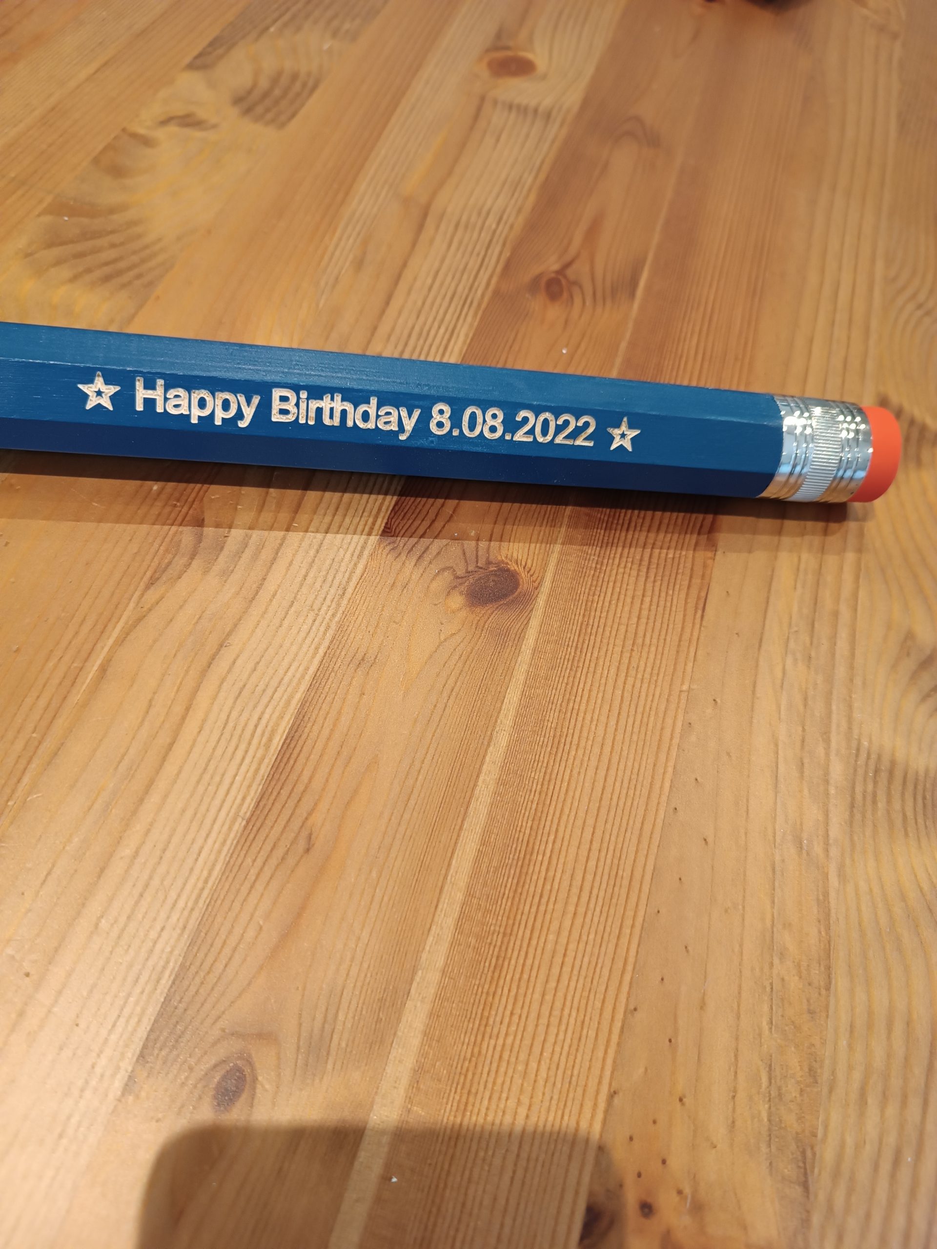 XXL-Bleistift mit Gravur – Bild 4