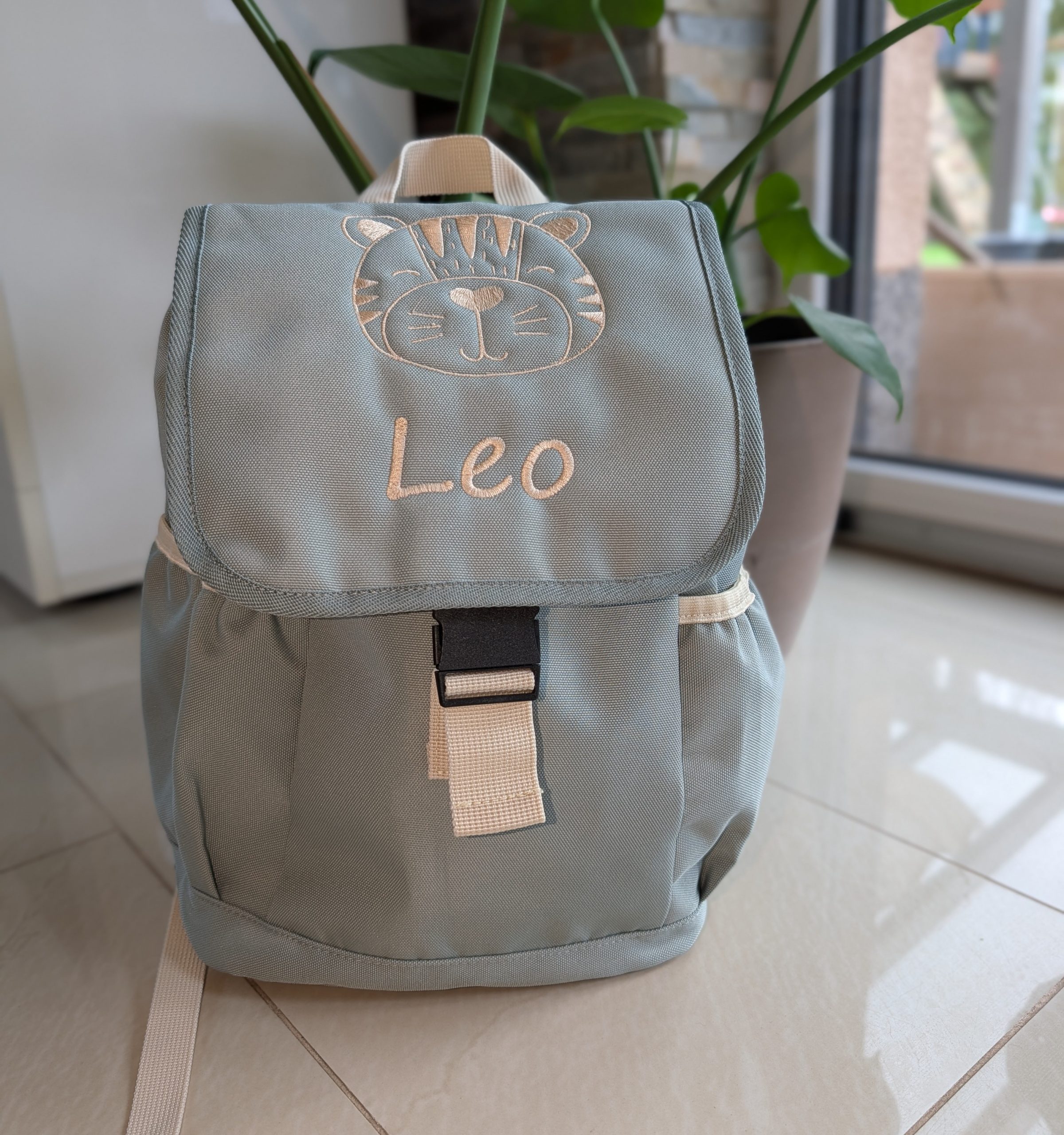 Rucksack einfarbig Tiere – Bild 7